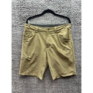 Patagonia Worn Wear Nylon Blend Quandary Shorts 10" Ash Tan Mens Size 33